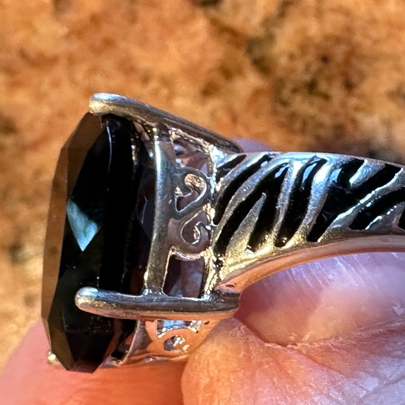David Sigal black agate ring - Picture 7 of 8